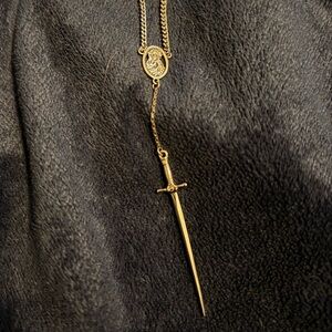 vanessa mooney silver amparo rosary necklace